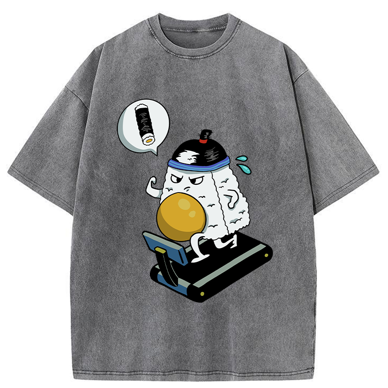 I Wish To Be As Thin As Sushi Washed T-Shirt