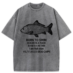 Born To Swim Washed T-Shirt