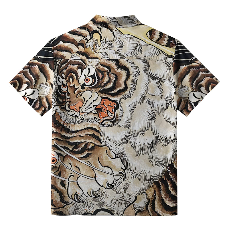 Fierce Tiger Roar Button-up Shirt