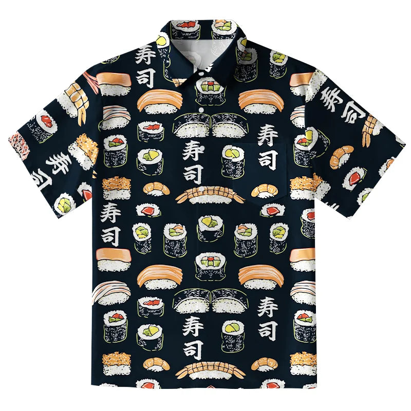 Delicious Sushi Button-up Shirt