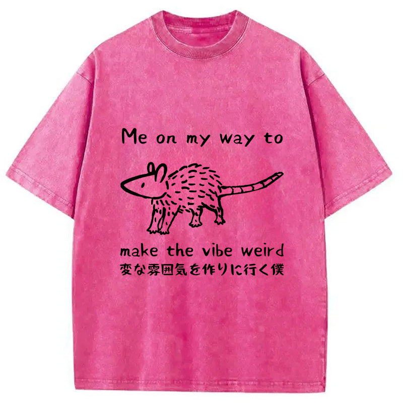 Making The Vibe Weird Washed T-Shirt