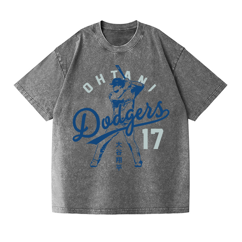 Dodger Vintage Wash Japanese Design T-Shirt