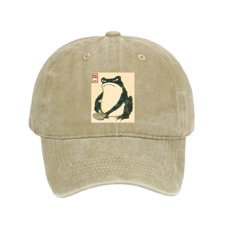 Matsumoto Hoji Japanese Frog Washed Cap