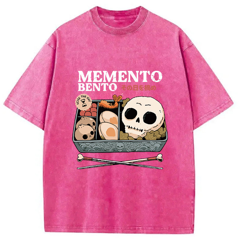 Memento Bento Skull Washed T-Shirt
