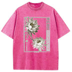 Japanese Epiphyllum Washed T-Shirt