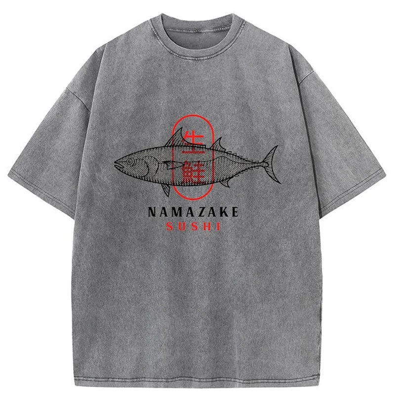 Fish Japanese Washed T-Shirt