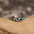 The Great Wave Off Birds Women Couple Ring