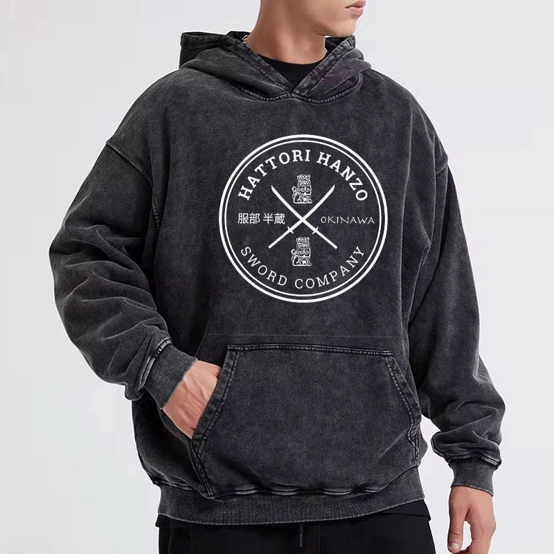 Hattori Hanzo Sword Company Washed Hoodie