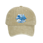 The Great Wave Washed Cap