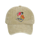 Japanese Geisha DJ Skull Washed Cap