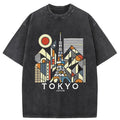 Tokyo 3D Architecture Washed T-Shirt