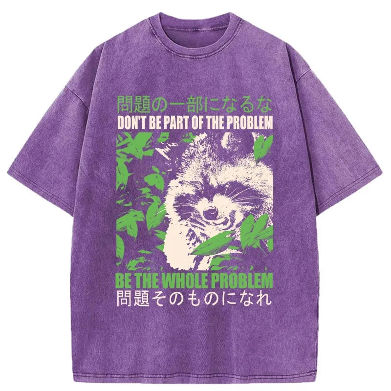 Don It Be Part Of The Problem Washed T-Shirt