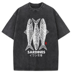 Sardines Market Washed T-Shirt
