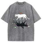 Unisex Opposite Underwater World Washed T-Shirt
