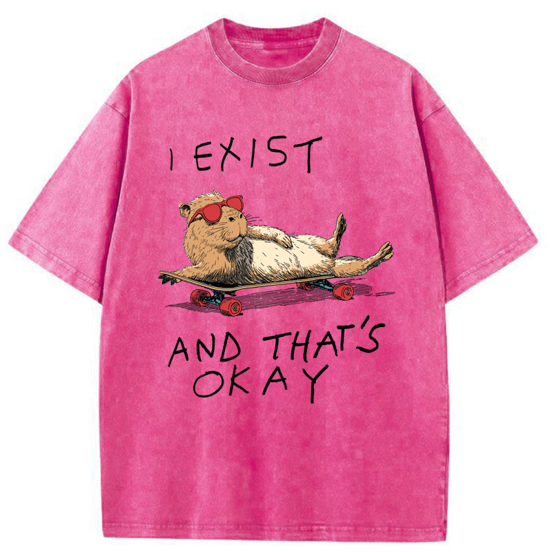 Unisex Existentially Chill Washed T-Shirt