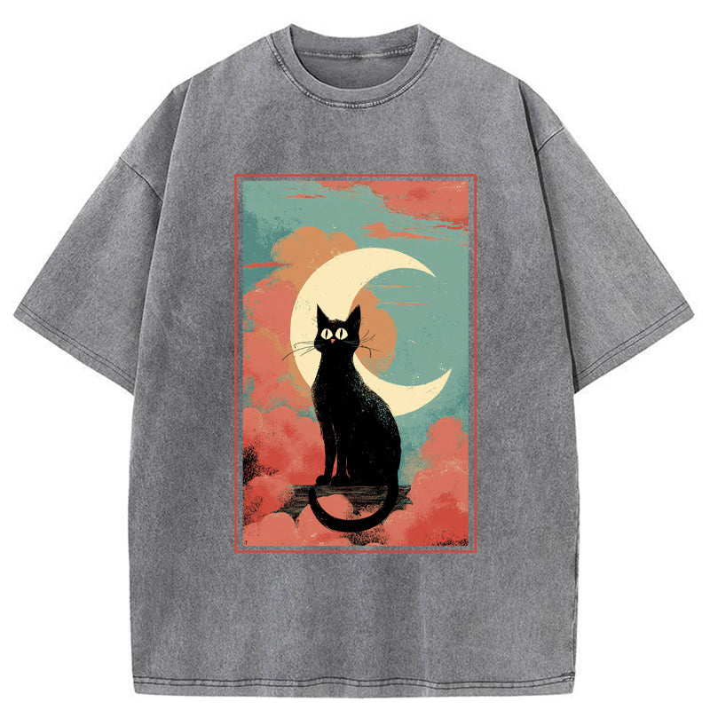 Unisex The Crescent Watcher Washed T-Shirt