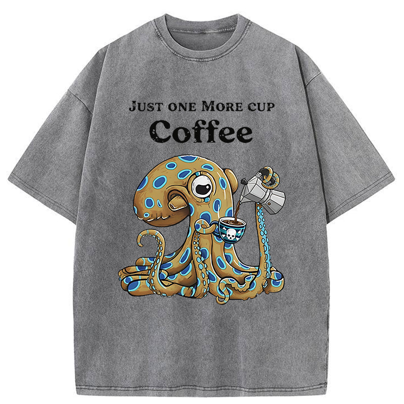 Unisex Poisoned Coffee Washed T-Shirt