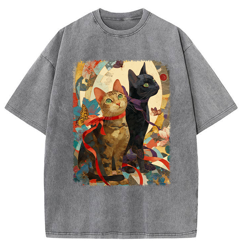 Unisex Ribbon Riot Washed T-Shirt
