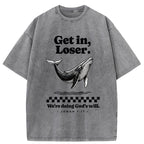 Unisex Follow God's Will Washed T-Shirt