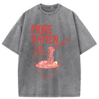 Unisex More Ramen Less Drama Washed T-Shirt