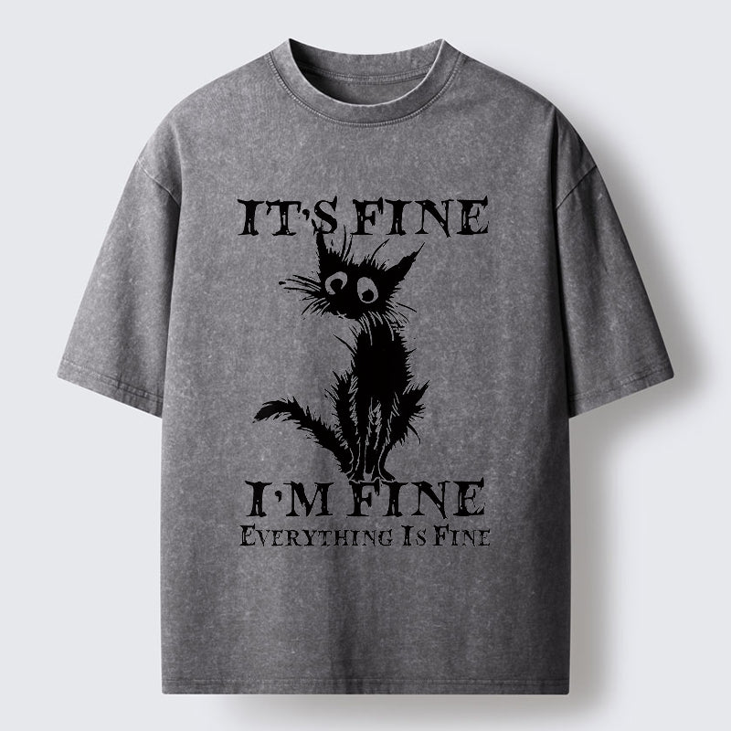 I'm Actually Not Very Fine Washed T-Shirt
