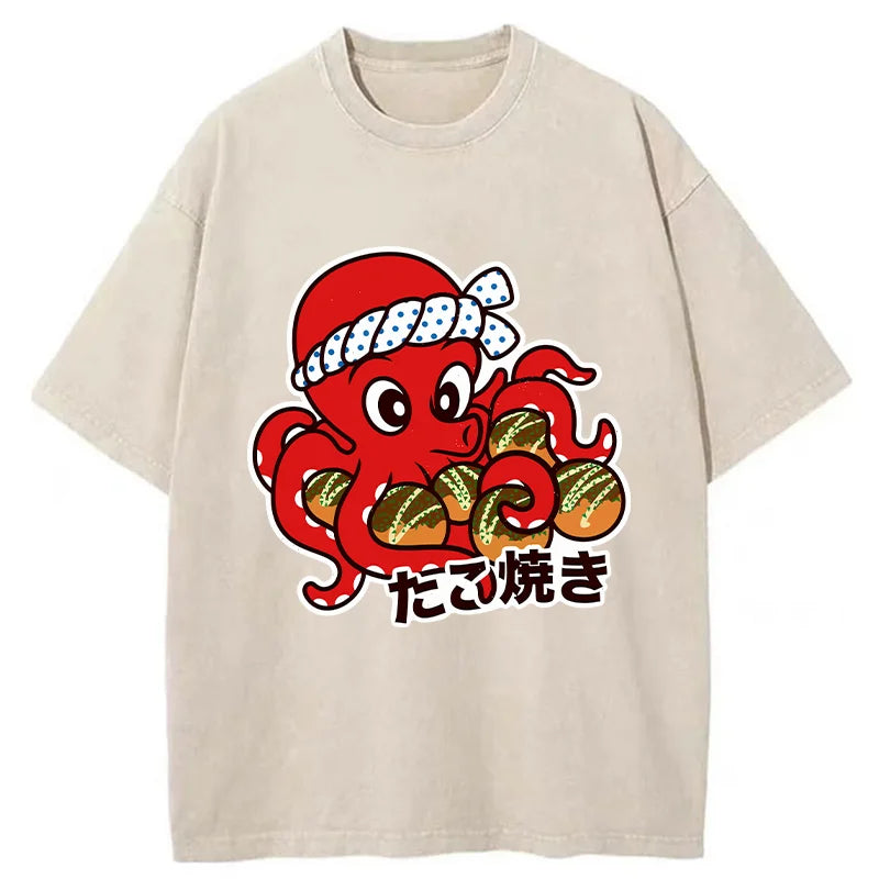 Homemade Takoyaki Washed T-Shirt