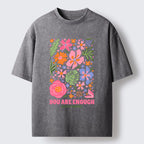 Flower Power Says You Got This Washed T-Shirt
