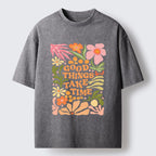 Good Things Come To Those Wait Washed T-Shirt