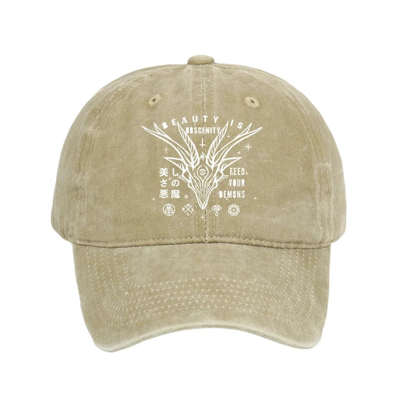 Beautiful Devil Japanese Washed Cap