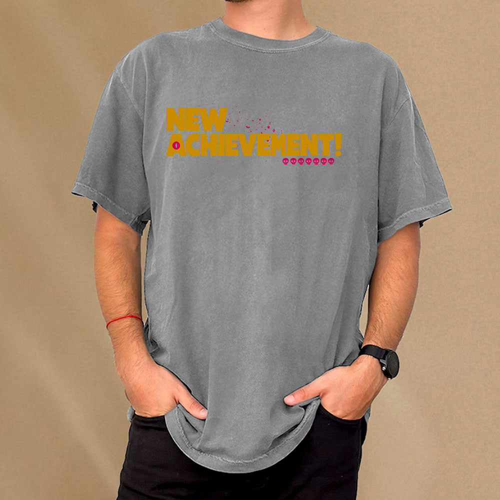 New Achievement Unisex Washed T-shirt