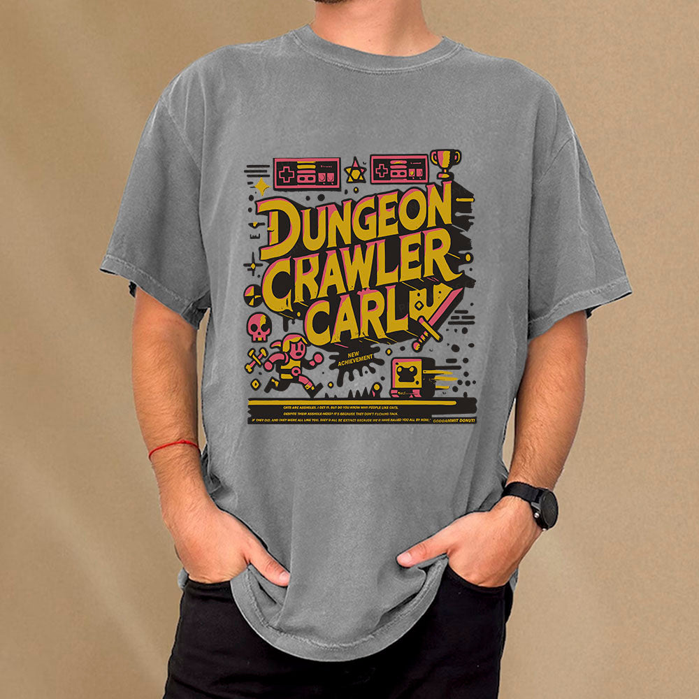 Book New Achievement Unisex Washed T-shirt