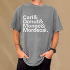 Donut Mongo Mordecai Unisex Washed T-shirt