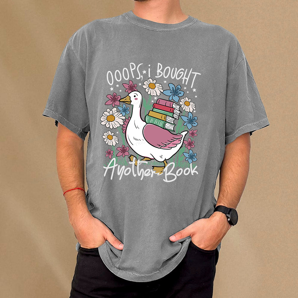 Oops I Bought Another Book Unisex Washed T-shirt