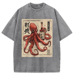 Osaka Saké Octopus Washed T-Shirt