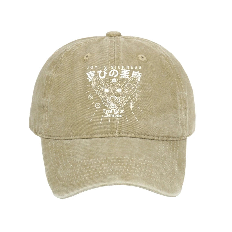 Joy Is Sickness Washed Cap