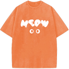 Unisex Just Meow Vintage Washed T-Shirt