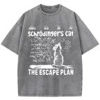 Schrodinger's Cat Washed T-Shirt