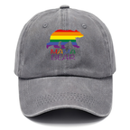 LGBT Pride Mama Bear Washed Cap