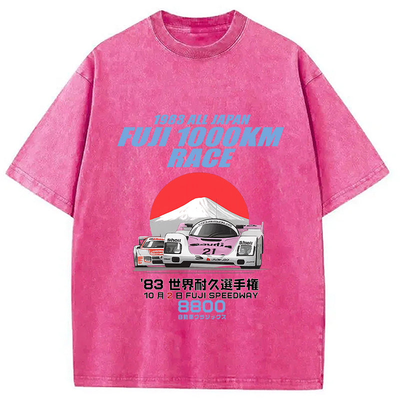 1983 FUJI 1000KM Washed T-Shirt