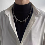 Tassel Rivet Hip-Hop Necklace