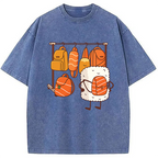 Sushi Is Selecting Backpacks Washed T-Shirt
