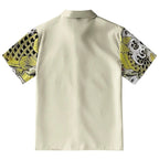 Funny Frog Riding Koi Button-up Shirt