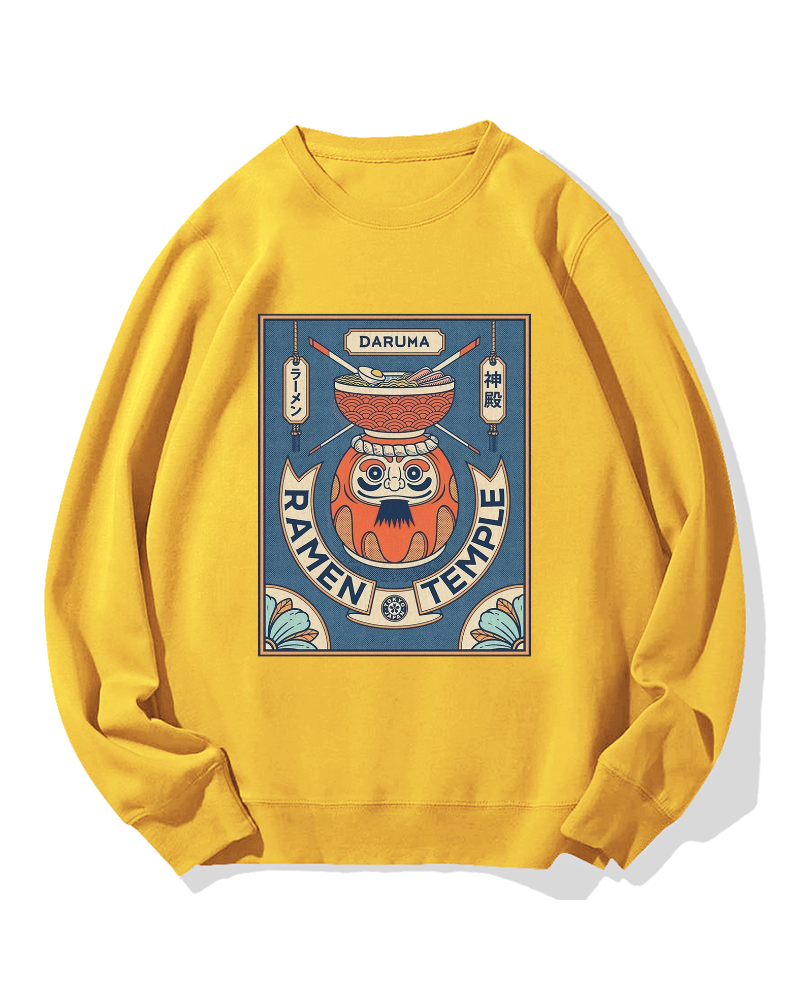 Ramen Temple Cotton Sweatshirt