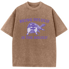 Funny Delusional Raccoon Washed T-Shirt