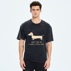 Unisex Wait For The Dachshund Washed T-Shirt