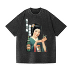 Kirin Beer Vintage Wash Japanese Design T-Shirt