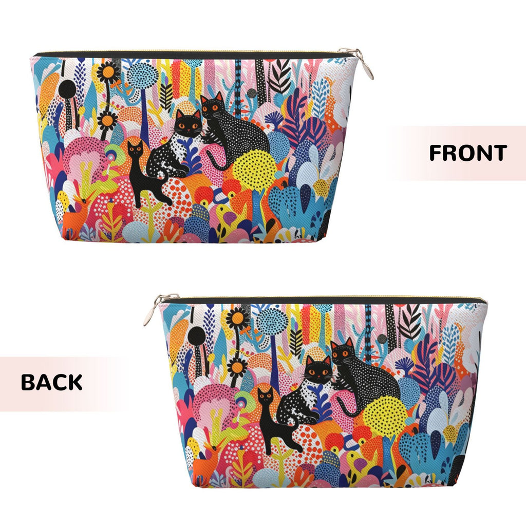 Yayoi Kusama Cat Printed Makeup Bag