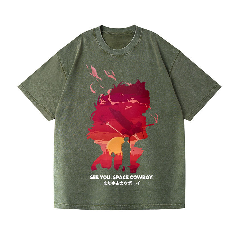 Cowboy Bebop Vintage Wash Japanese Design T-Shirt
