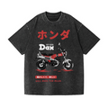 Honda Dax Vintage Wash Japanese Design T-Shirt