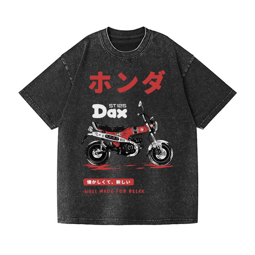Honda Dax Vintage Wash Japanese Design T-Shirt